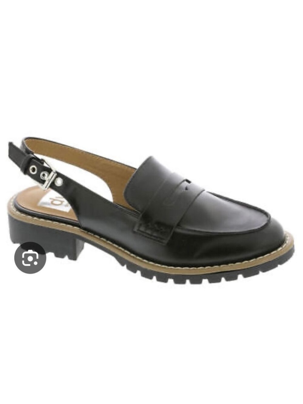 Dolce Vita Cabo Sling Back Loafers Black Size Women’s 7 NEW W BOX